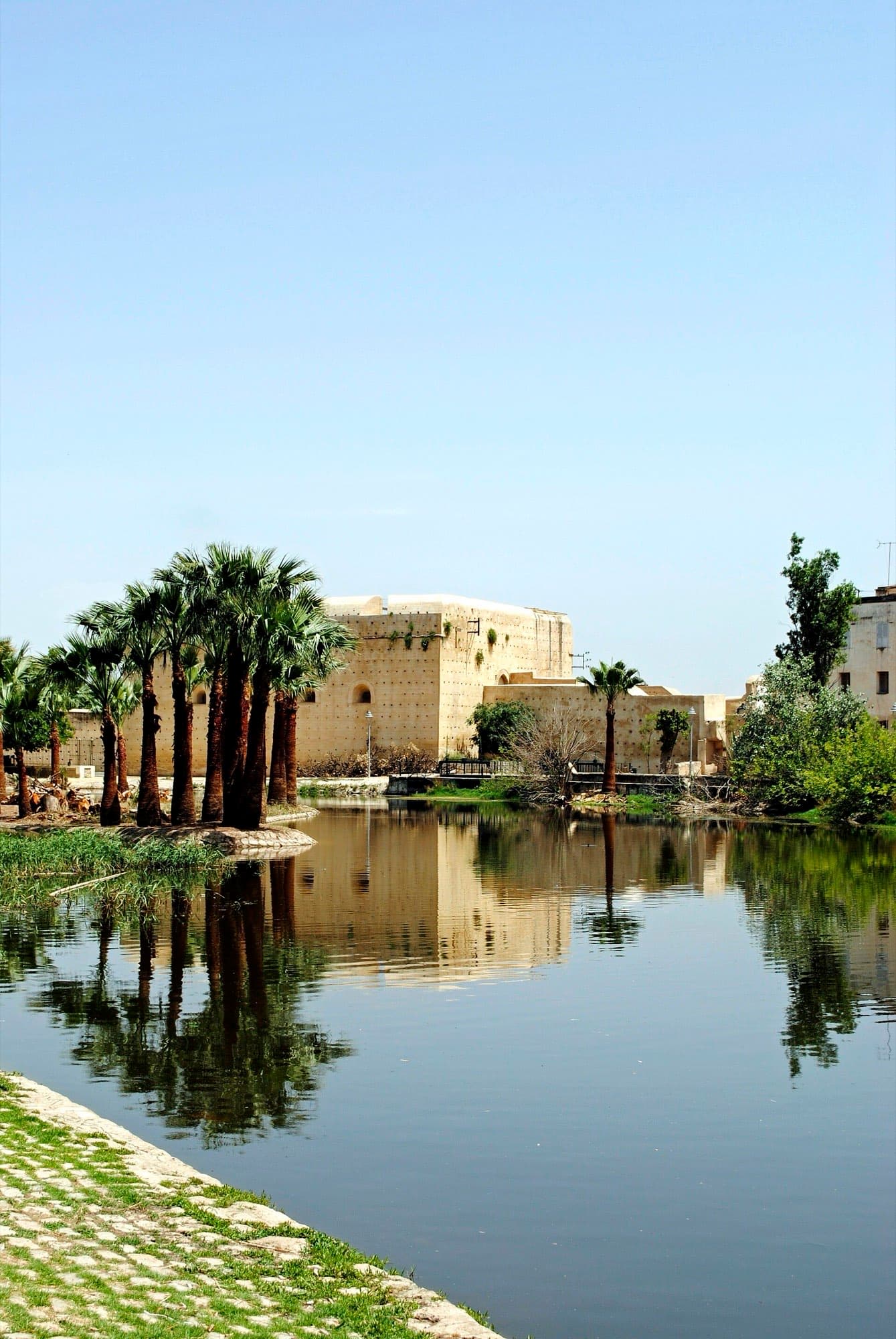 Bassin du jardin Jnan Sbil, Fès.